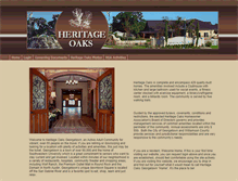 Tablet Screenshot of heritageoaksgt.com